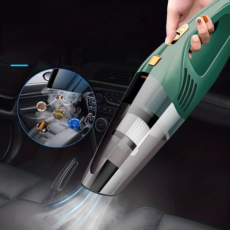 Car Mounted Wireless Vacuum Cleaner With Strong Power And LarSuction Mini Hand-held Car Vacuum Cleaner Household Indoor Small