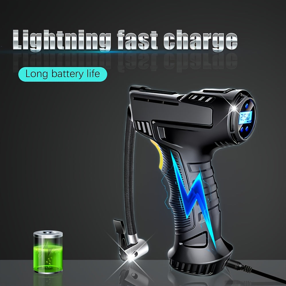 Car Air Pump Car Handheld Digital Display Intelligent Electric Car Inflatable Pump