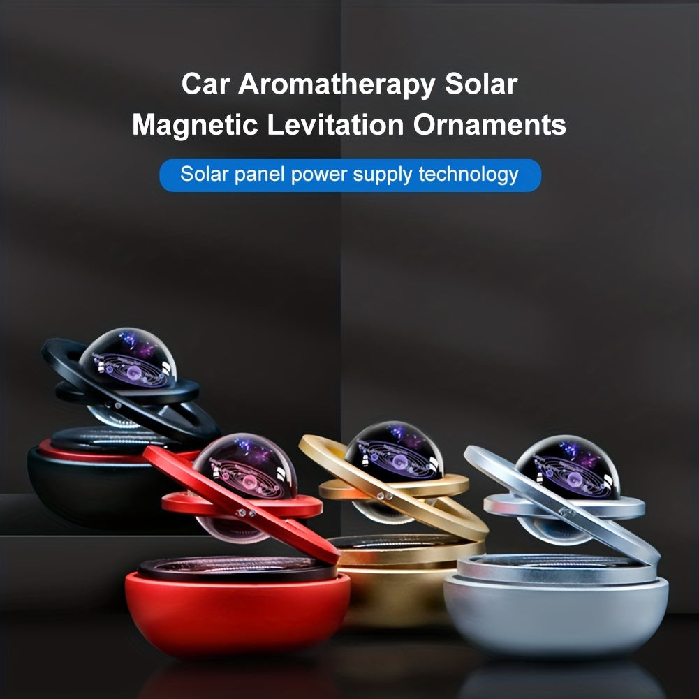 Car Air Freshener Solar Rotating Fragrance Decoration Car Interior Accessories Women Men Original Flavored Perfume Diffuser