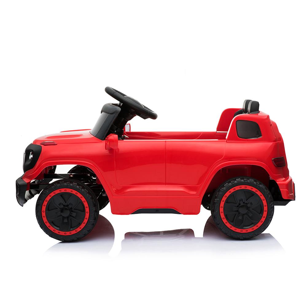 Clearance! Electric Cars for Kids, Kids Electric Ride-On Truck, 6V Remote Control Car for Boys Girls Christmas Gifts with 3 Speeds, Music, Seat Belts, LED Lights, and Realistic Horns, Red, Q6814