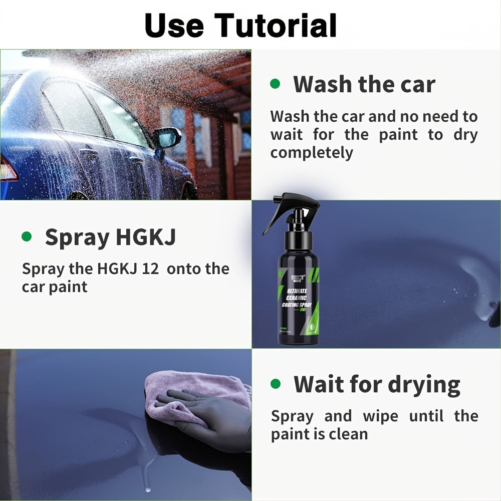 Superior Ceramic Coating Spray - Extend The Life Of Your Wax, Sealant, And Paint Care!