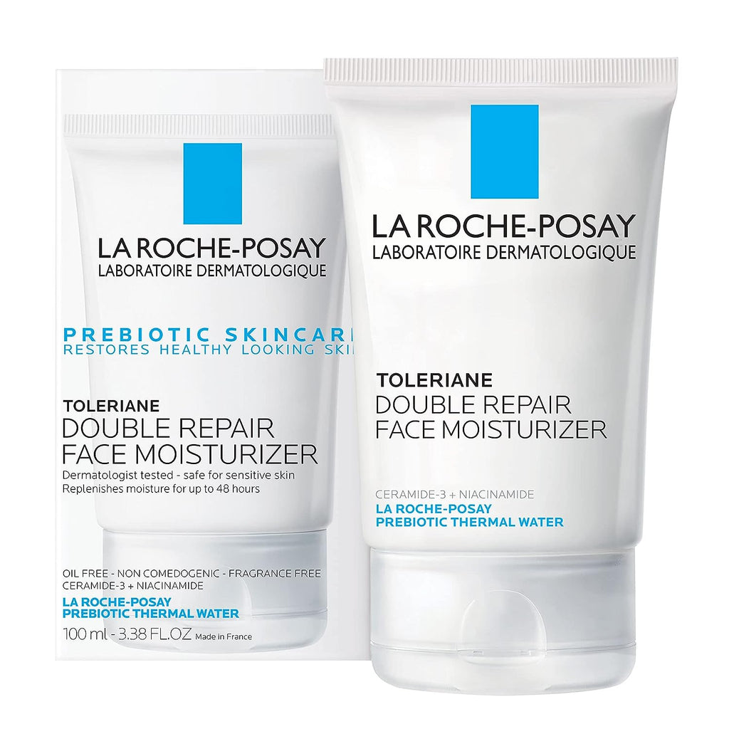 La Roche-Posay Toleriane Double Repair Face Moisturizer, Daily Moisturizer Face Cream with Ceramide and Niacinamide for All Skin Types, Oil Free, Fragrance Free
