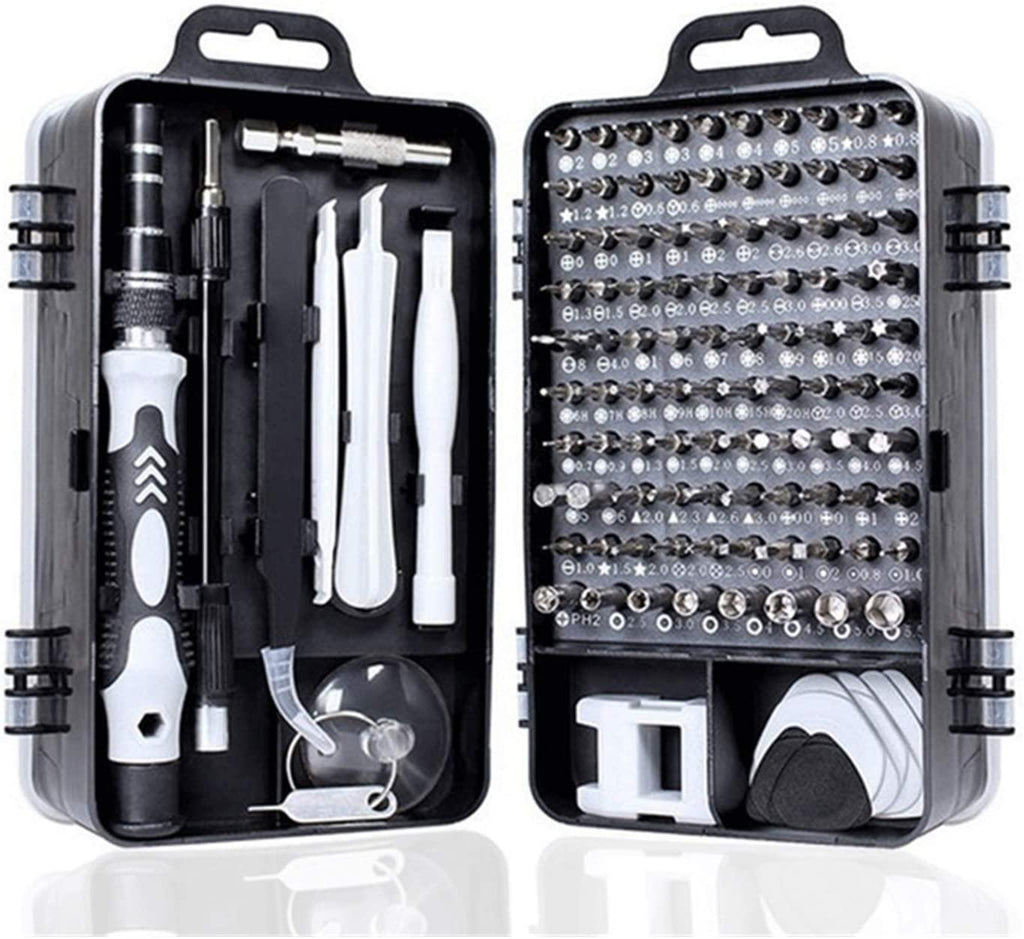 YUOP Hand Tools 112 in 1 Screwdriver Set of Screw Driver Bit Set Multi-Function Precision Mobile Phone Repair Device Hand Tools (Color : 112 Black)