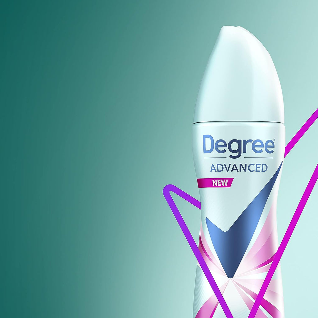 Degree Advanced Antiperspirant Deodorant Dry Spray 72-Hour Sweat and Odor Protection Sheer Powder Deodorant Spray For Women With MotionSense Technology 3.8 oz, Pack of 3