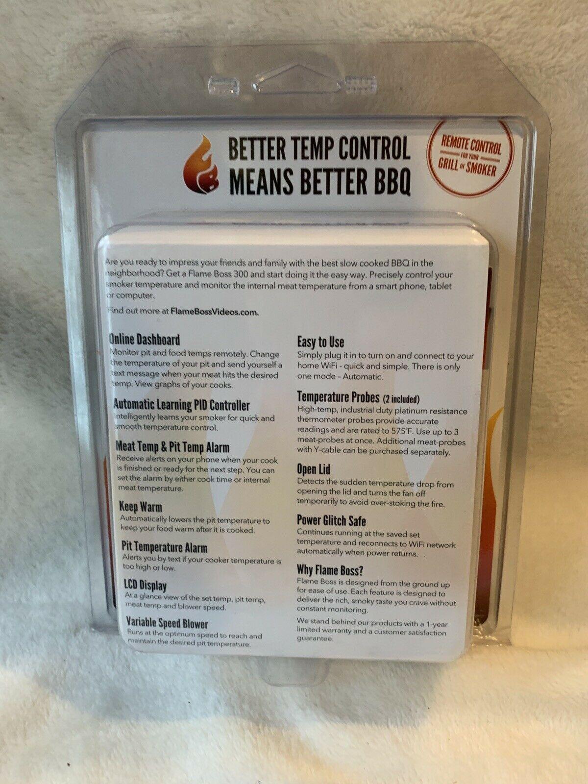 300 Kamado wi-fi smoker controller new