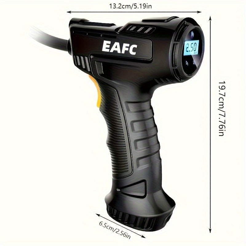 120W Wireless Rechargeable Air Compressor: Portable &amp; Automatic Tire Inflator For Your Car!