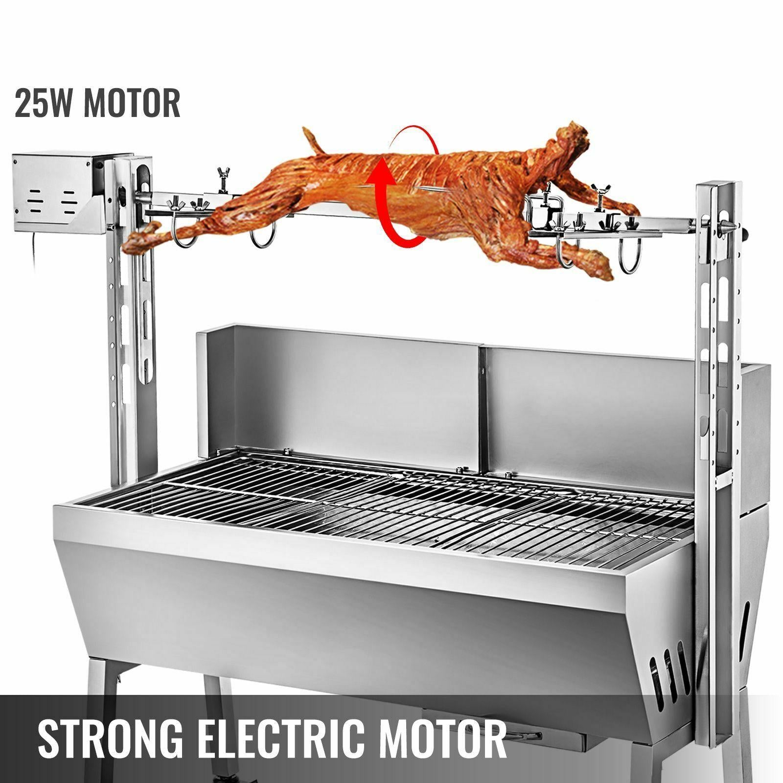Steel Barbecue Without Smoke Electric Griller Roaster Pig Goat Outdoor