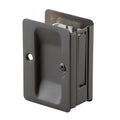 3-7/32 in. Black Pocket Door Pull with PassaHandle