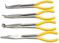 LFDHSF Screwdriver Set, Hand Tools 4Pcs 11 inch Bent Mechanic Equipment Hand Tool Set Extra Long Nose Pliers Straight