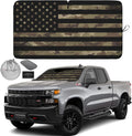 Autoamerics 1-Piece Windshield Sun Shade Dark Camo American Flag USA  - Foldable Car Front Window Sunshade for Most Sedans SUV Truck - Blocks Max UV Rays and Keeps Your Vehicle Cool - Large