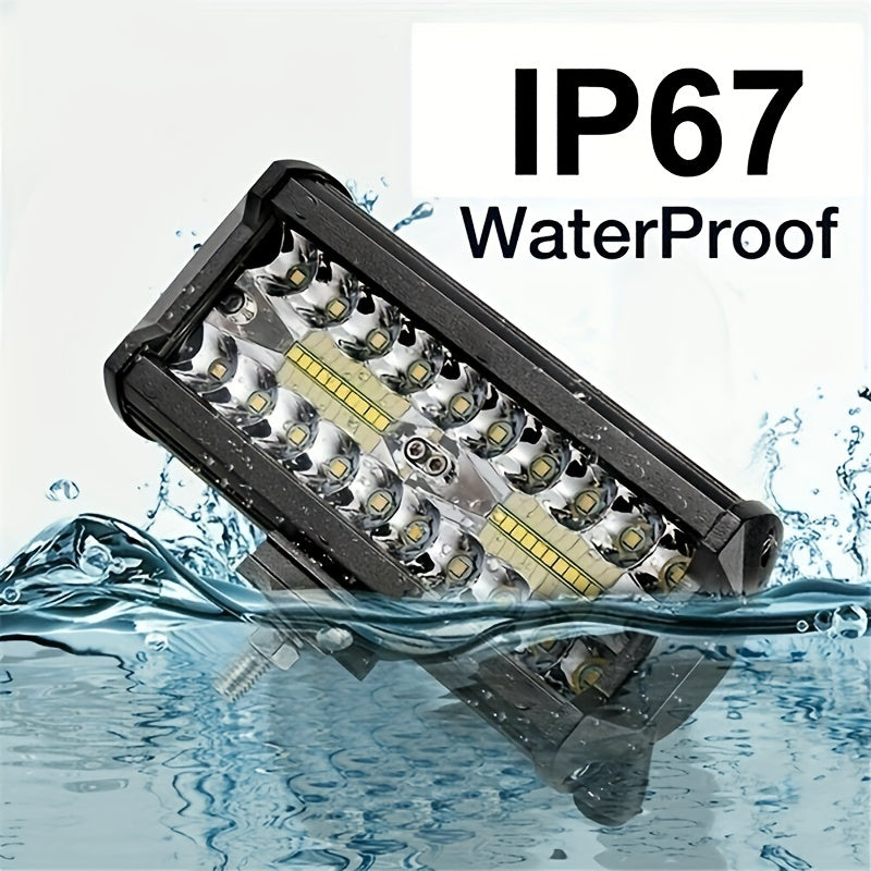 120W 7inch Car LED Work Light Bar Spot Flood Beams Combo For Off-road SUV Truck Offroad Spotlight