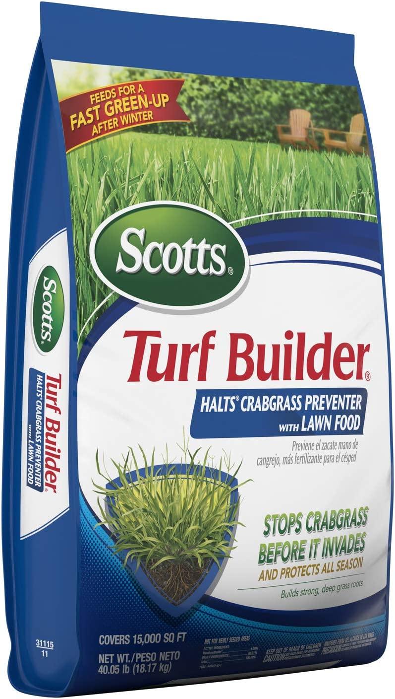 Scotts Turf Builder Halts Crabgrass Preventer with Lawn Food, 40.05 lbs.