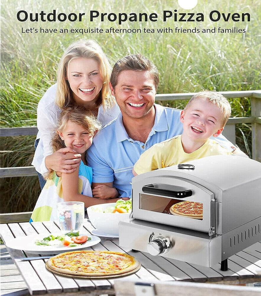 Double Layer Gas Pizza Ovens for Outside Portable Propane Pizza Oven Outdoor Gas