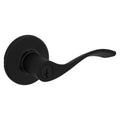 Balboa Matte Black Keyed Entry Door Lever Featuring SmartKey Security
