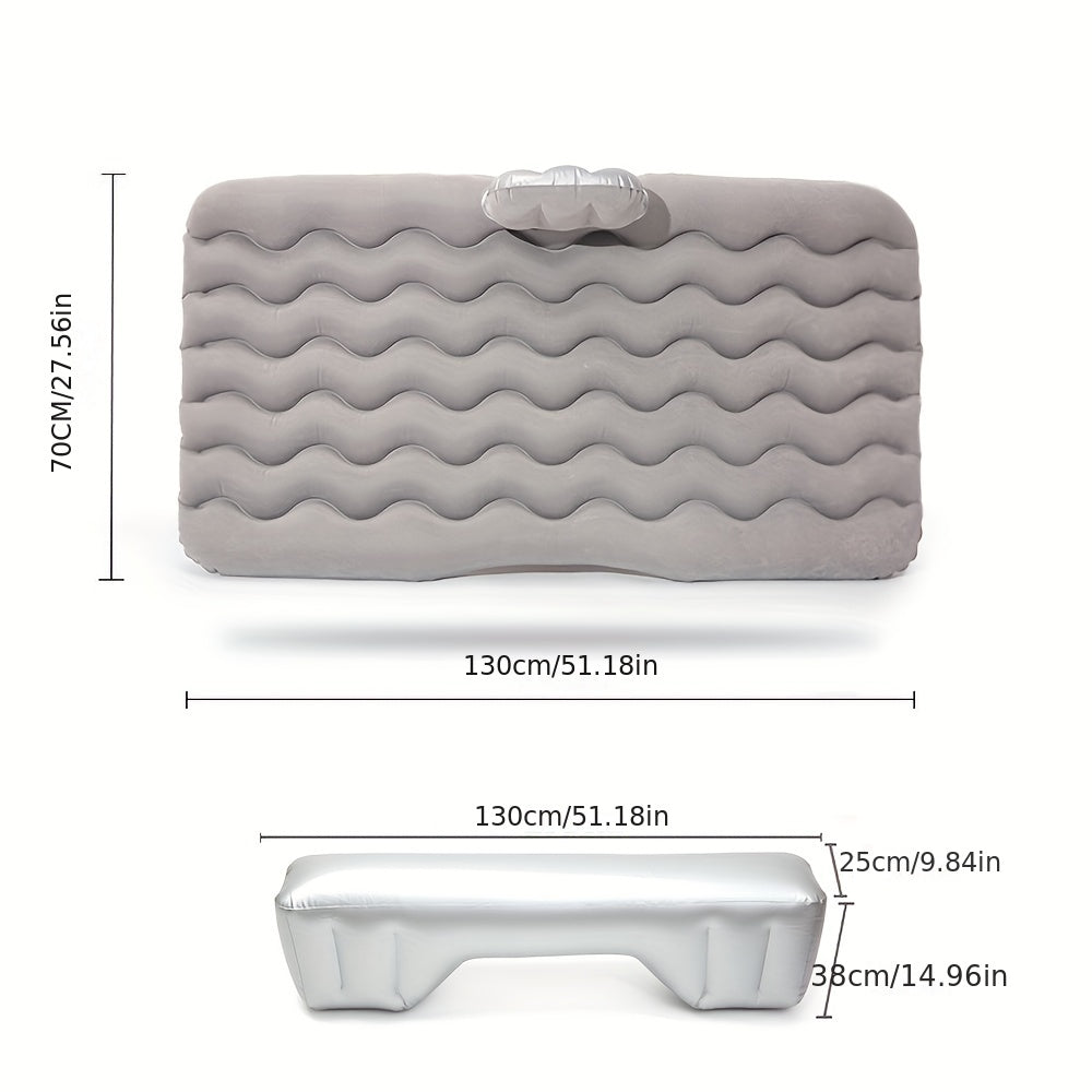 Upgrade Your Car With A Multifunctional Inflatable Bed &amp; Sofa Pillow - Perfect For Camping &amp; Travel!