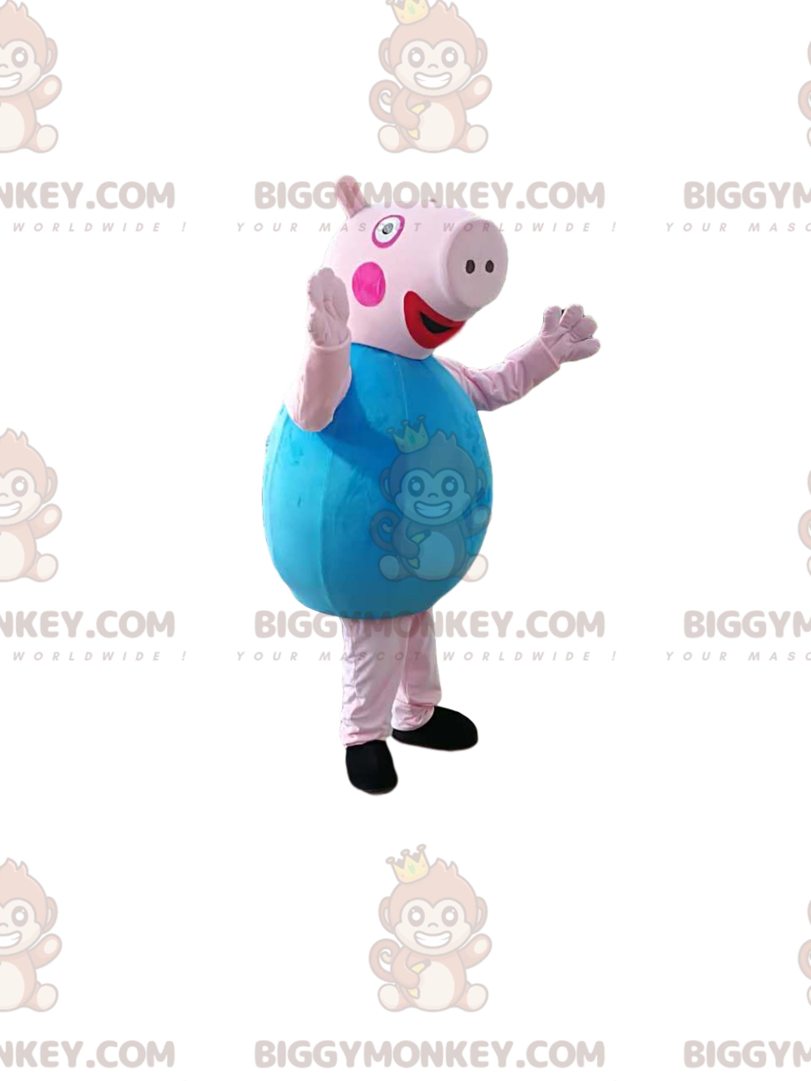 's Little Brother GeorPig BIGGYMONKEYMascot Costume