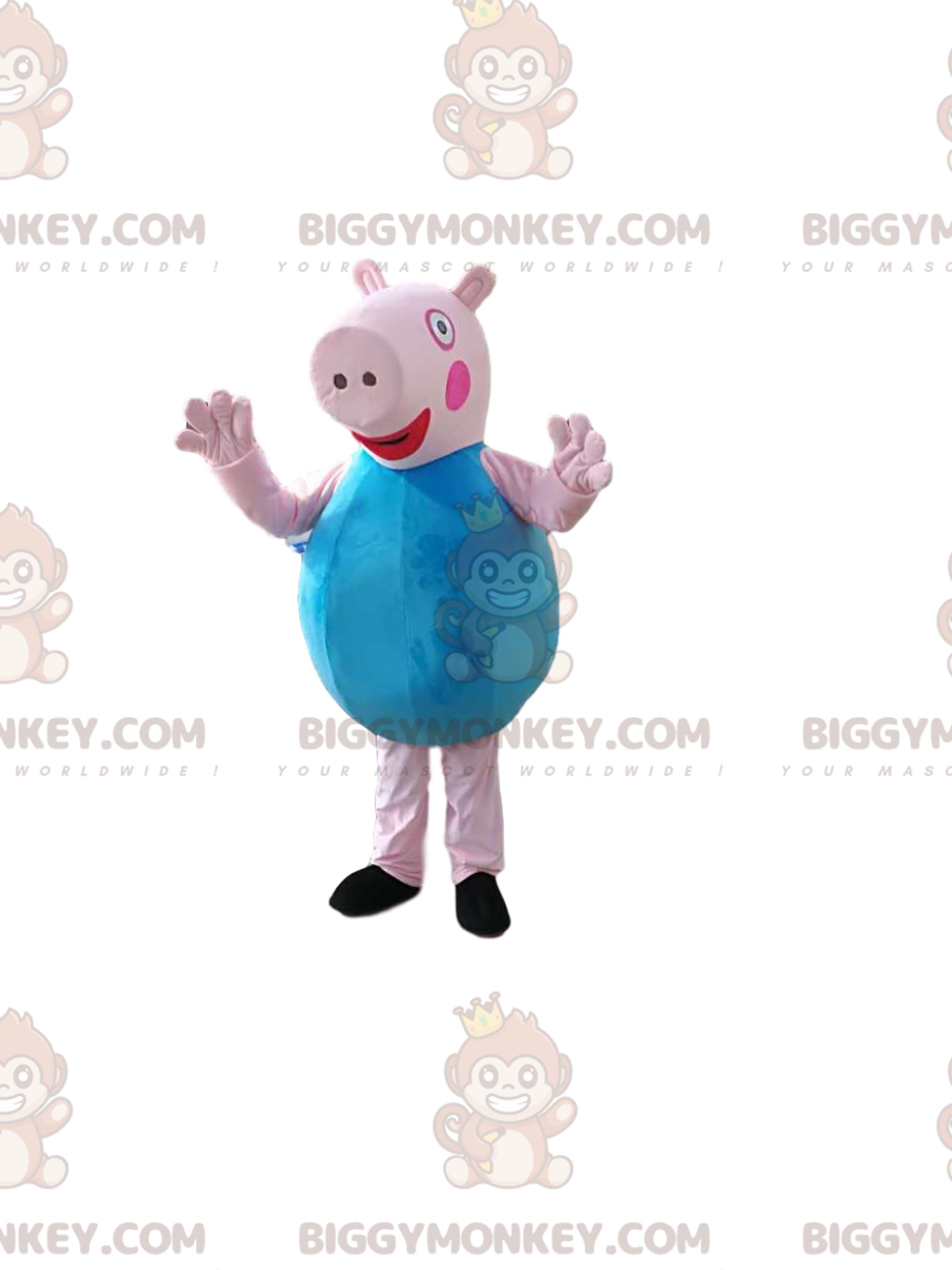 's Little Brother GeorPig BIGGYMONKEYMascot Costume