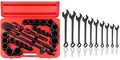 Neiko 02499A 3/4" Drive Jumbo  Impact Socket Set, 27 Piece Shallow Socket Assortment | Standard SAE and Metric Sizes &amp; 03129A Jumbo Combination Wrench Set, 10 Piece