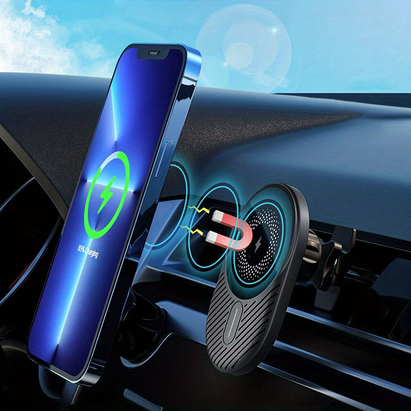 MANKIW Magnetic Car Mount Compatible 15W For  14, 13, 12 Fast Charging Air Vent Magnet Accessories Car Phone Holder