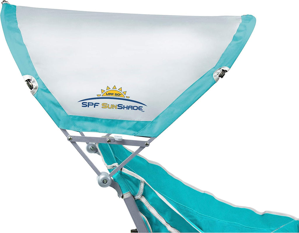 GCI Outdoor Waterside Pod Rocker with SunShade Rocking Chair &amp; Outdoor Camping Chair With Canopy