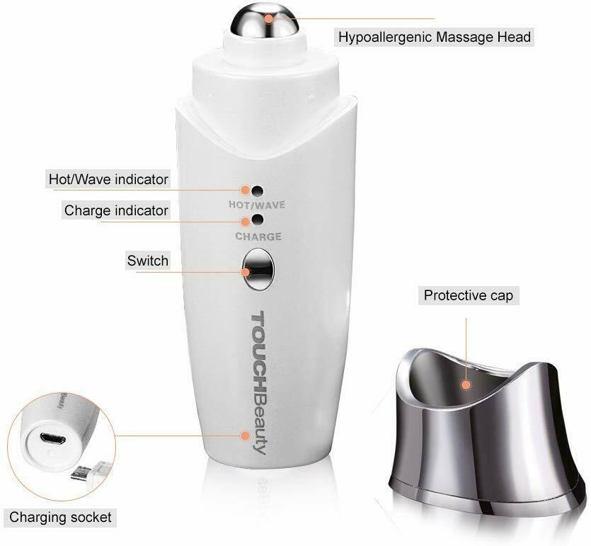 Sonic Heated Eye Massager Sonic Eye Treatment Roller Heated Eye MassaRoller
