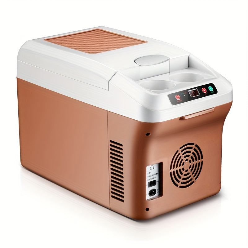 3.17gal Car Refrigerator, Portable Electric Car Cooler With DC12/24/AC120V, And Camping Use.mini Refrigerator, Cold And Warm Box,  Outdoor Incubator