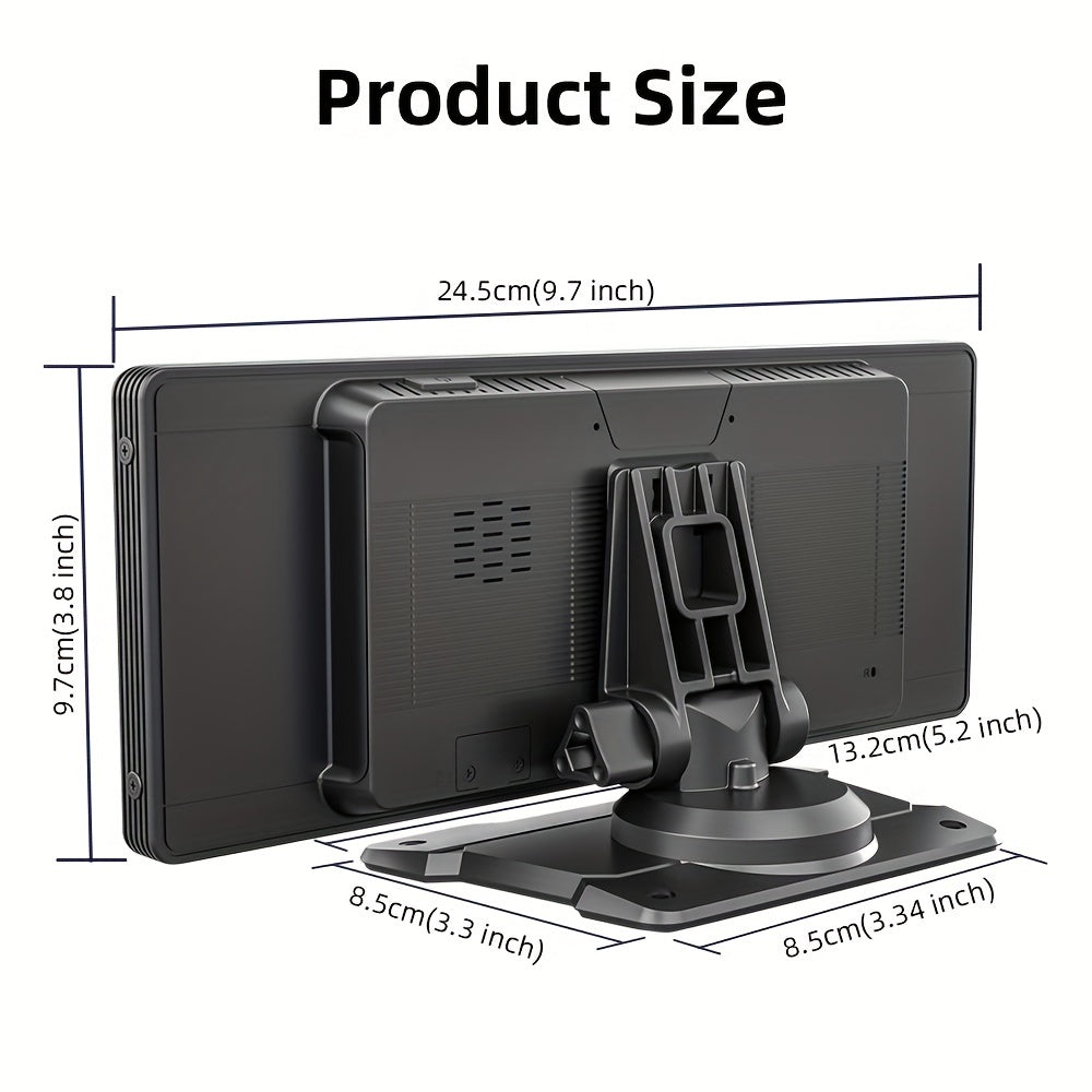 Wireless Car Stereo, 10.26" IPS Touch Portable For Audio Car Radio Receiver Android Auto ,Car Multimedia Player