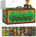 FoxFarm Dirty Dozen Starter Kit: 12 Pack Small Bundle + Twin Canaries Chart & Pipette - 9 Pints & 3 6oz