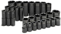 1/2 Inch Drive 6 Pt Std &amp; Deep Impact Socket Set - 28 Pc
