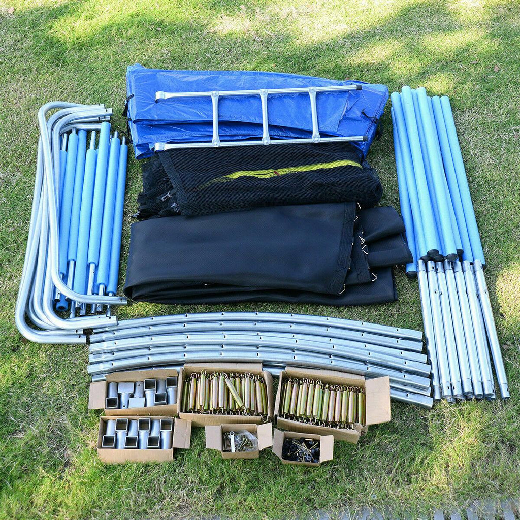 Gymax 16FT Trampoline Combo Bounce Jump Safety Enclosure Net