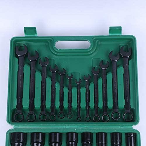 Nh1mio12 37PCS Pneumatic Socket Wrench set Ratchet Wrench Automobile Repair Tool Kit Torque Wrench Combination Hardware hand tools