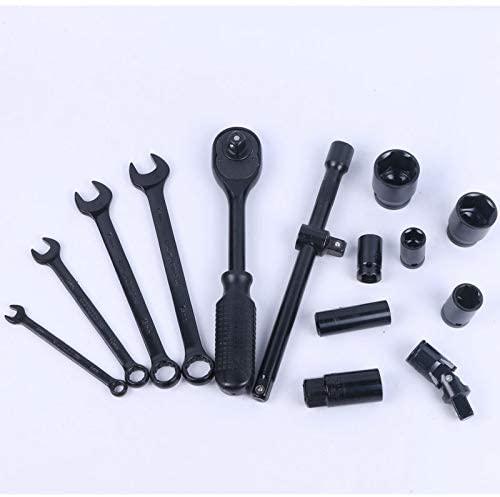 Nh1mio12 37PCS Pneumatic Socket Wrench set Ratchet Wrench Automobile Repair Tool Kit Torque Wrench Combination Hardware hand tools