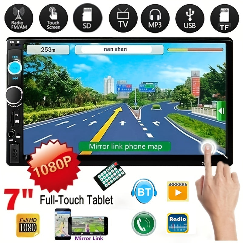 2 Din 7 Inch Car Stereo Touch Screen Multimedia MP5 Radio
