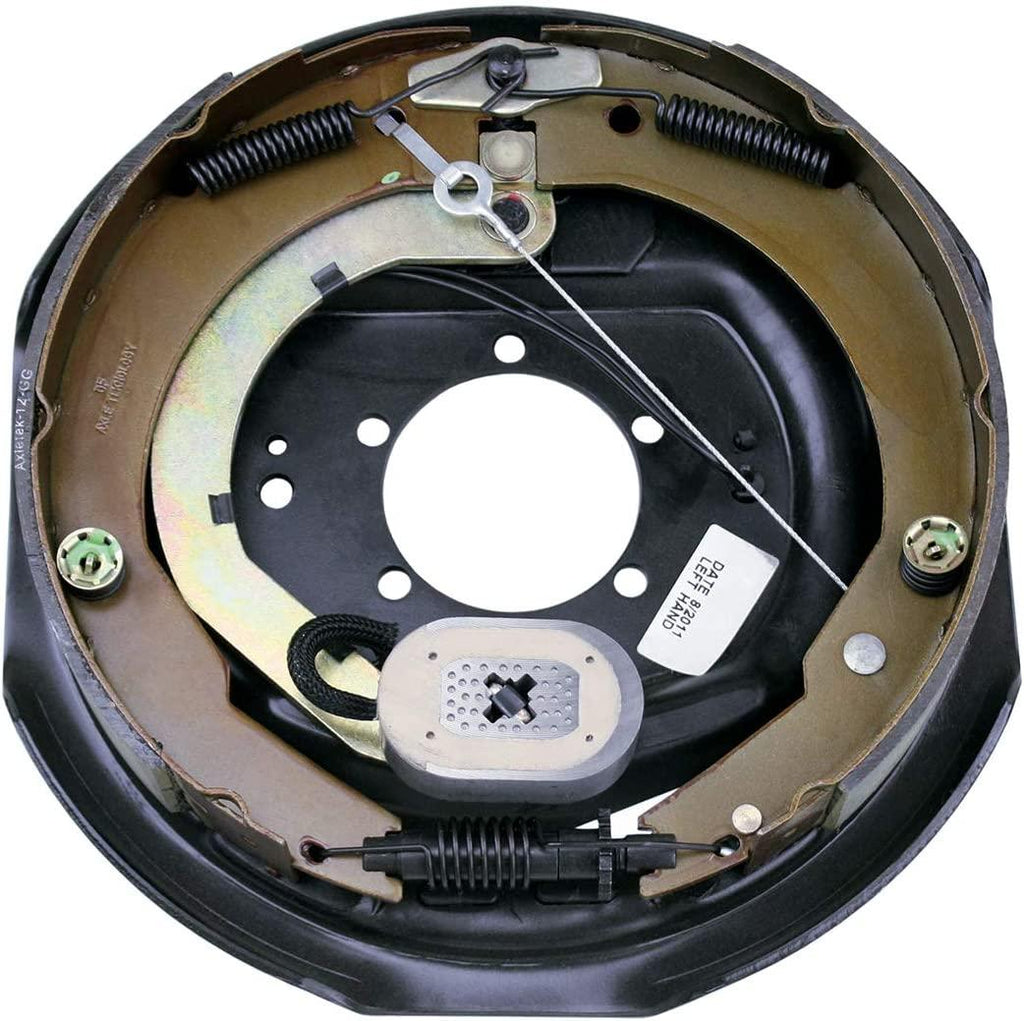 Lippert Replacement Forward Self-Adjusting Brakes for RVs, Left Side, 12" x 2", 4,000-7,000 lbs.