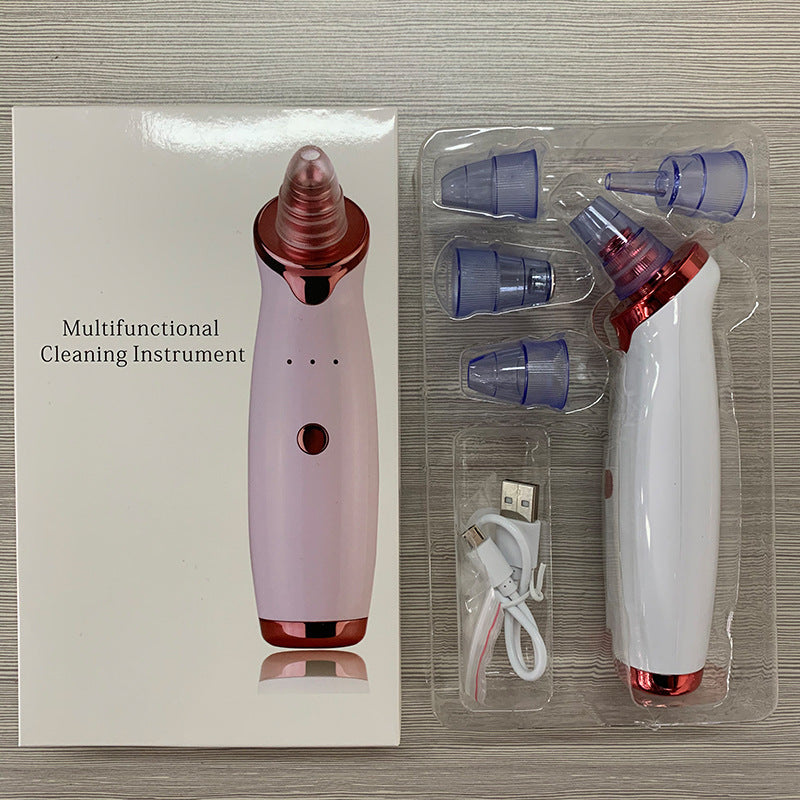 Multi-Functional Blackhead Remover Vacuum Tool For Pore Cleansing And Acne Treatment