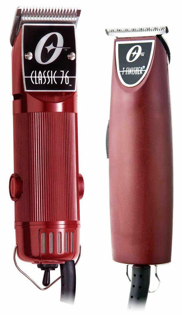 OSTER Classic 76 Hair Clipper + T-Finisher+ 10 Comb set+ 00000 blade