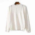 lace pachwork knitted sweater
