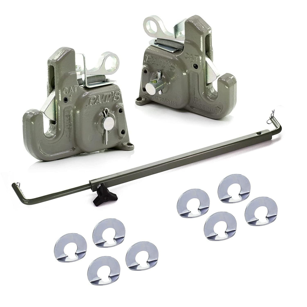 Category #1 Pat's Easy Chanwith Stabilizer Bar - Best  Hitch System On The Market – Flexible, Durable and Affordable - Comes w/ 4 Pair of Lynch Pin Washers