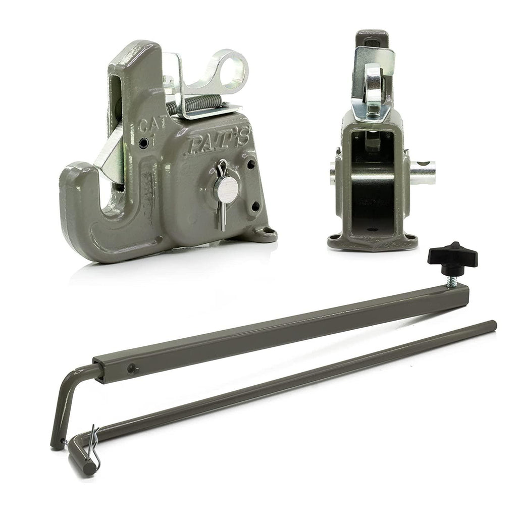 Category #1 Pat's Easy Chanwith Stabilizer Bar - Best  Hitch System On The Market – Flexible, Durable and Affordable - Comes w/ 4 Pair of Lynch Pin Washers