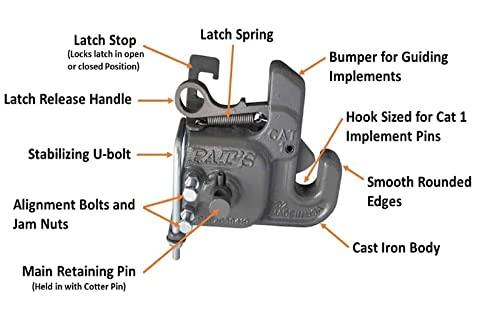 Category #1 Pat's Easy Chanwith Stabilizer Bar - Best  Hitch System On The Market – Flexible, Durable and Affordable - Comes w/ 4 Pair of Lynch Pin Washers