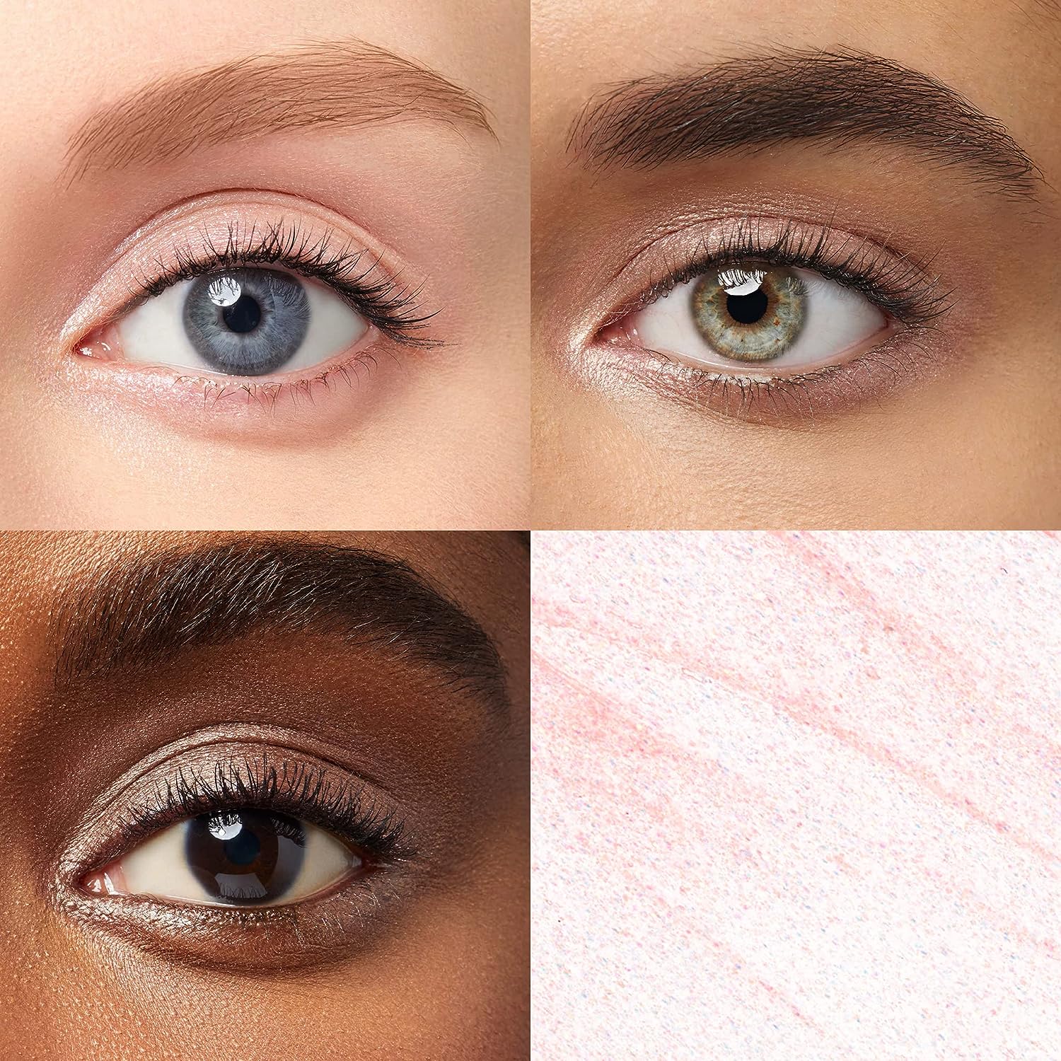 Julep Eyeshadow 101 Crème to Powder Waterproof Glitter Eyeshadow Stick, Blush Pink Sheer Metallic