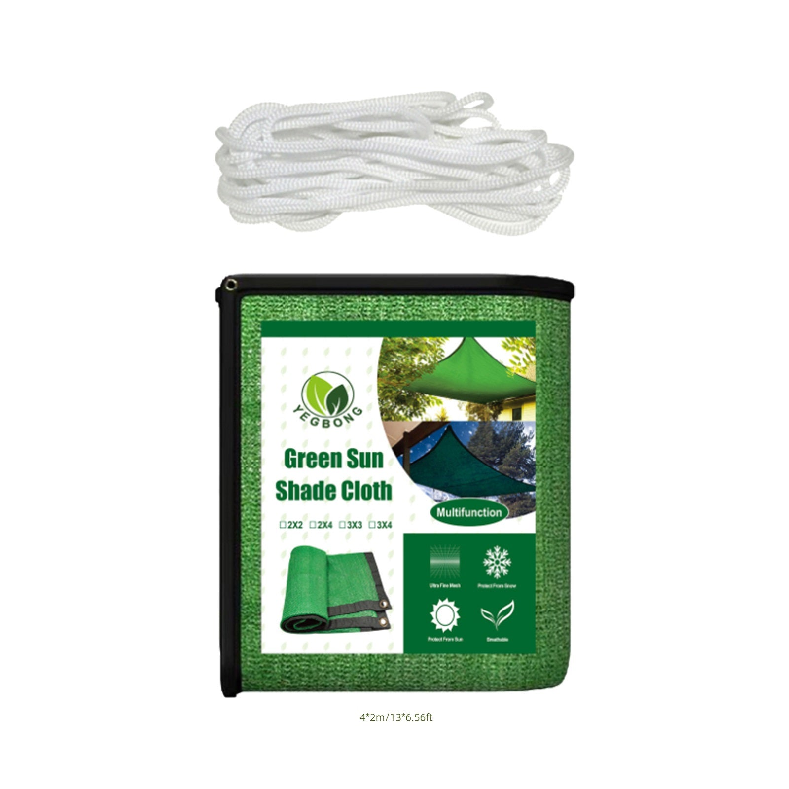 Keep Cool And Protected With This Green Sun Shade Cloth - Perfect For Balconies, Courtyards, And RV Camping