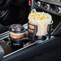 2 in 1 Multifunctional Car Cup Holder Expander with Adjustable Base,THIS HILL Cup Holder Extender for Car for Bottles Cups Drinks Snack
