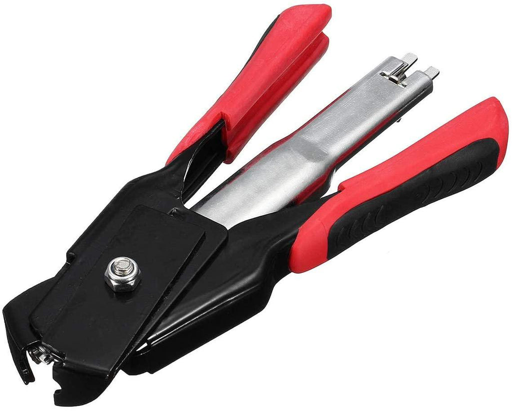 C.W.USJ Hand Tool Clips Hog Ring Manual C-Type Staple Feed Fence Fencing Nailer Pliers 2500pcs C-Type Household Tool