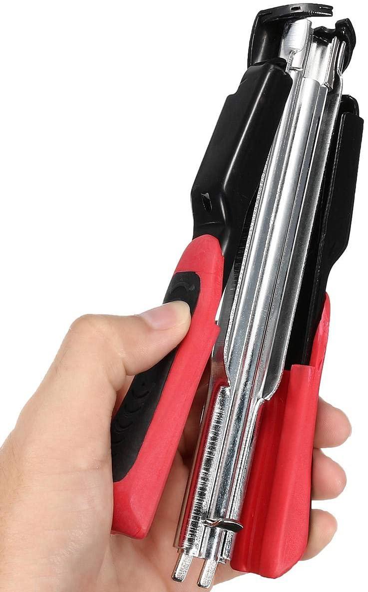 C.W.USJ Hand Tool Clips Hog Ring Manual C-Type Staple Feed Fence Fencing Nailer Pliers 2500pcs C-Type Household Tool