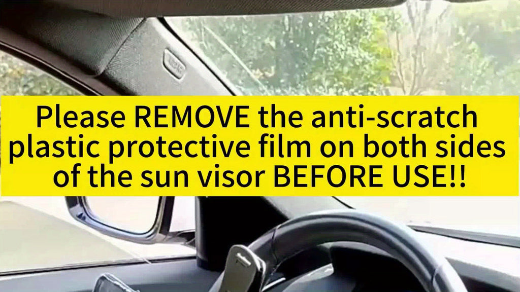 Sun Visor For Car, Universal Anti-Glare Polarized Car Visor Extension Sun Blocker, Protects From Stray Light,Snow Blindness And UV Rays