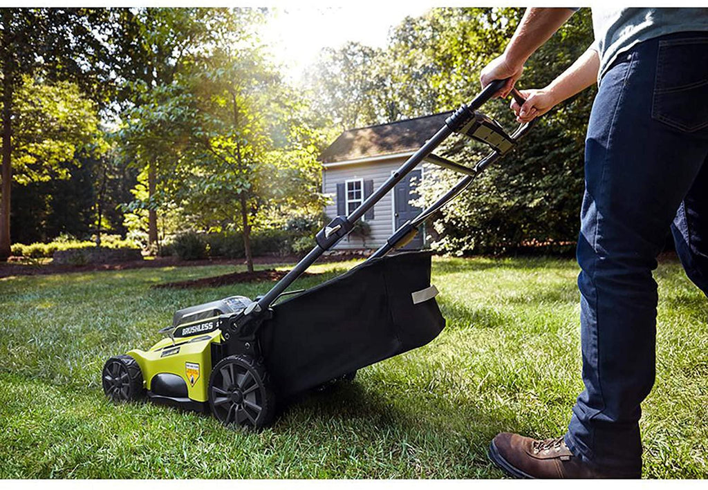 RYOBI Lawn Mower 20 in. 40-Volt Lithium-Ion Brushless Cordless Walk Behind