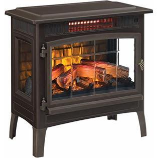 Duraflame 3D Infrared Electric Fireplace Stove with Remote Control Portable Indoor Space Heater DFI5010 Bronze
