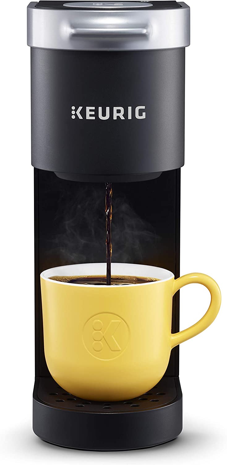 Keurig K-Mini Single Serve Coffee Maker, Black &amp; Slim Non-Rolling Storage Drawer, Coffee Pod Storage, Holds up to 24 K-Cup Pods, Black, Storage Drawer - 24ct, 9.2 x 3.3 x 12.2 inches