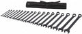 Westward 54DG10 - Combination Wrench Set 19 Pieces 12 Pts